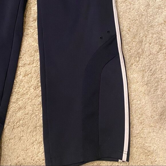 ADIDAS Navy Joggers Size Medium Size Stripes - Picture 14 of 16